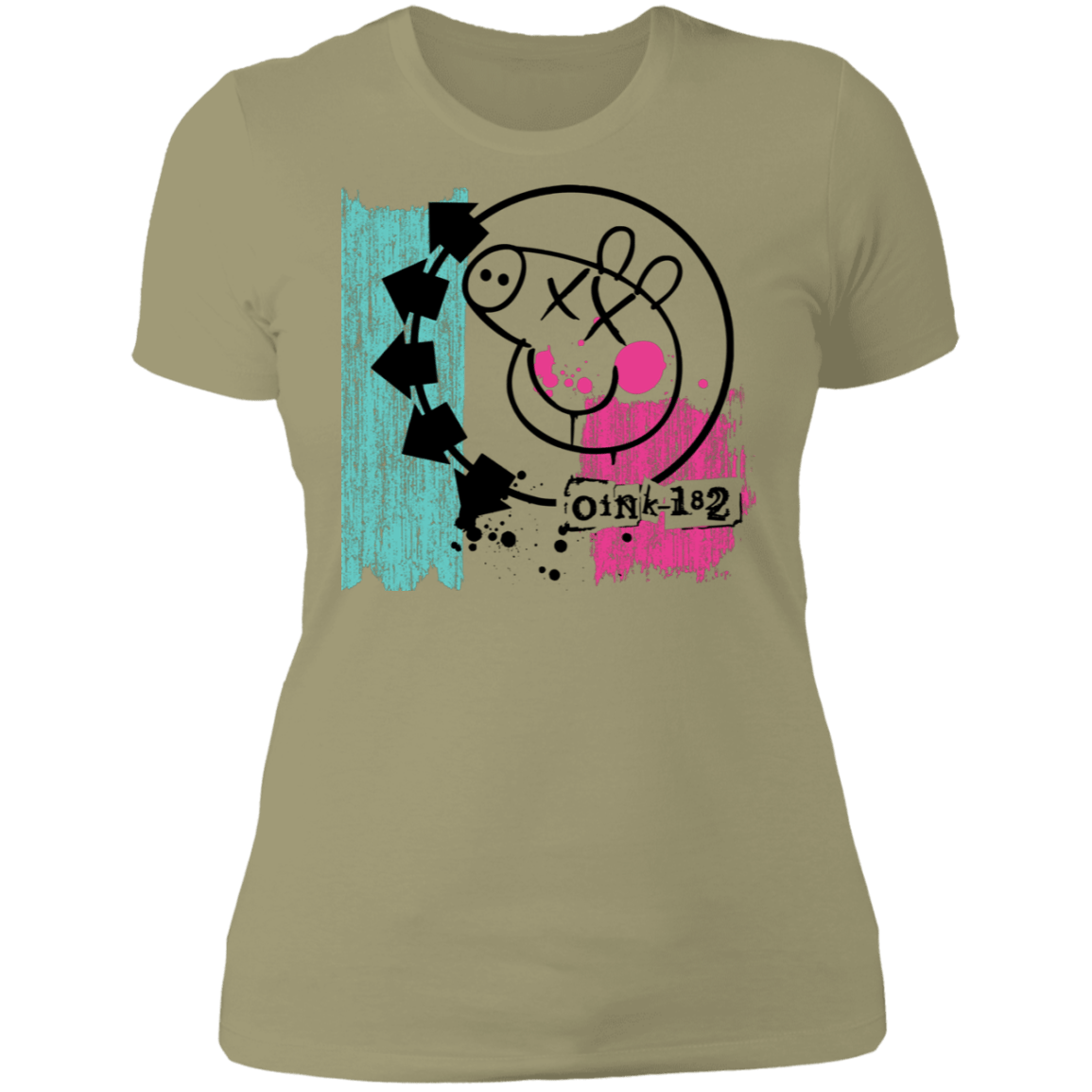 T-Shirts Light Olive / S Oink 182 Women's Premium T-Shirt