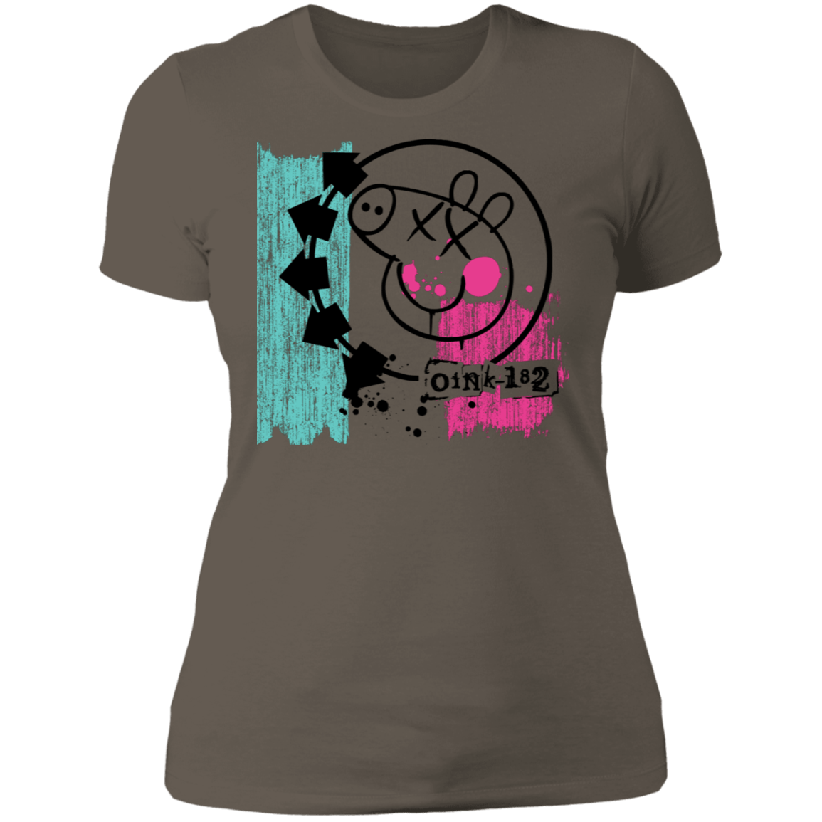 T-Shirts Warm Grey / S Oink 182 Women's Premium T-Shirt
