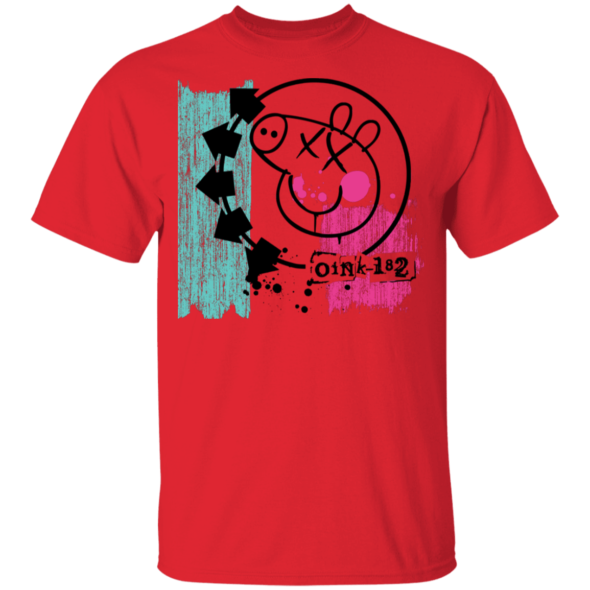 T-Shirts Red / YXS Oink 182 Youth T-Shirt