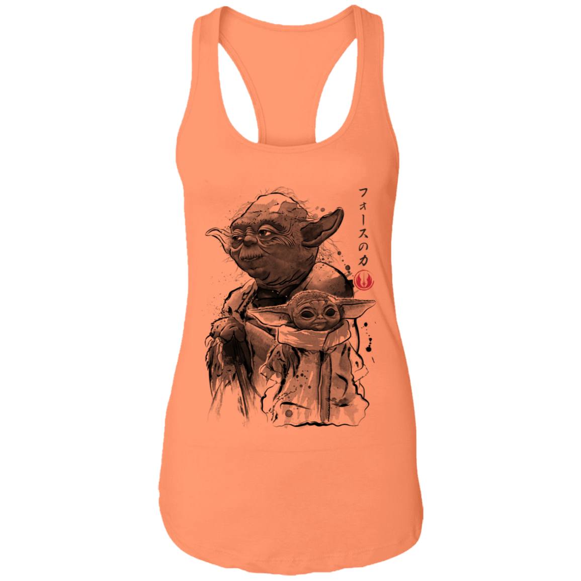 T-Shirts Light Orange / X-Small Old and Young Women's Premium Racerback Tank