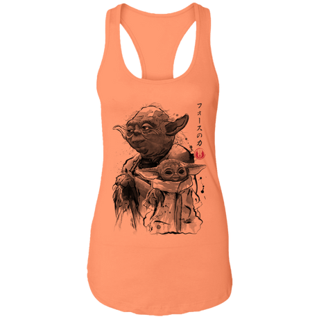 T-Shirts Light Orange / X-Small Old and Young Women's Premium Racerback Tank