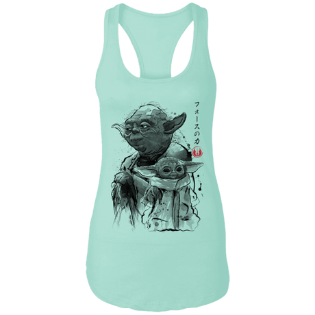 T-Shirts Mint / X-Small Old and Young Women's Premium Racerback Tank