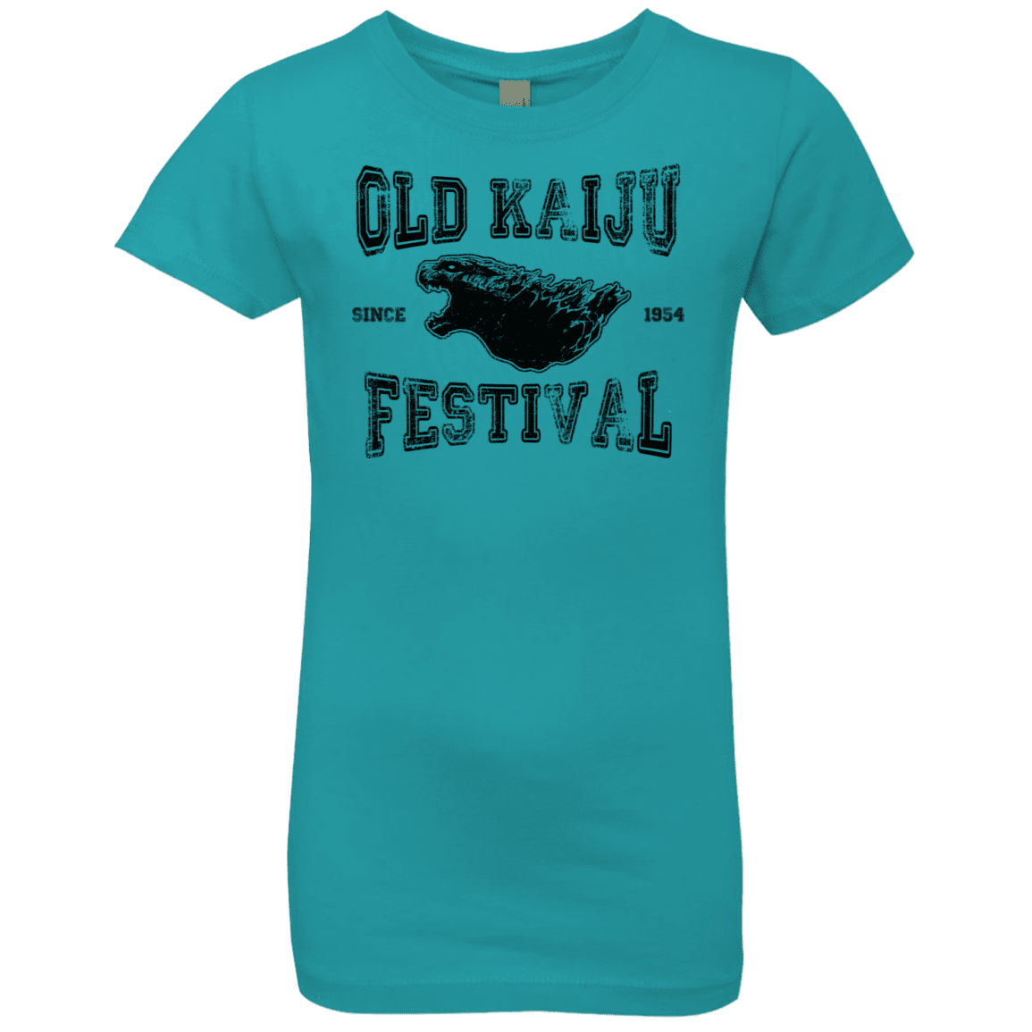 T-Shirts Tahiti Blue / YXS Old Kaiju Festival Girls Premium T-Shirt
