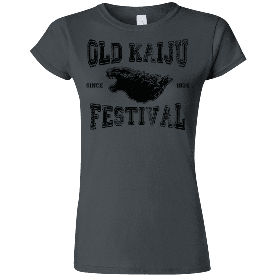 T-Shirts Charcoal / S Old Kaiju Festival Junior Slimmer-Fit T-Shirt