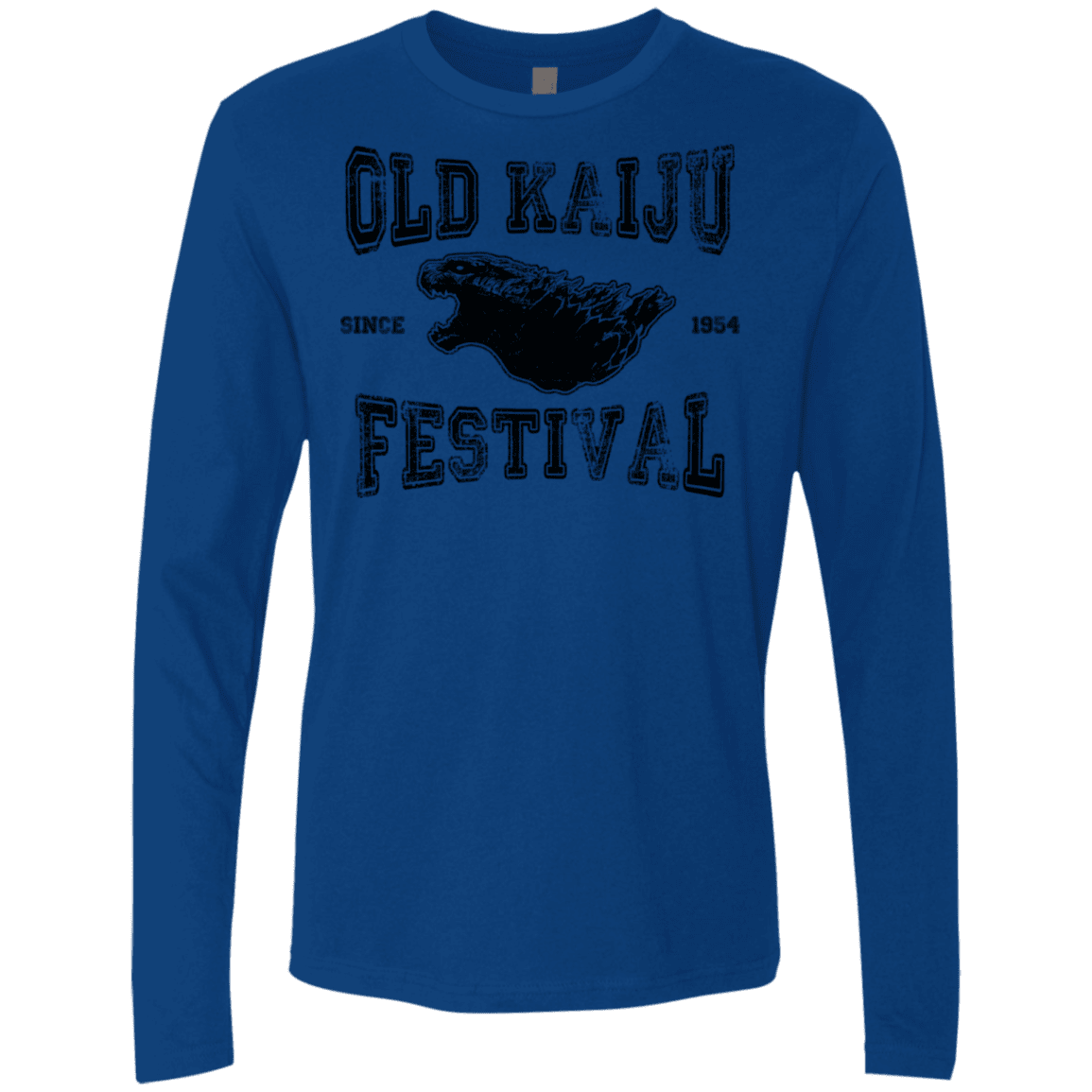 T-Shirts Royal / S Old Kaiju Festival Men's Premium Long Sleeve