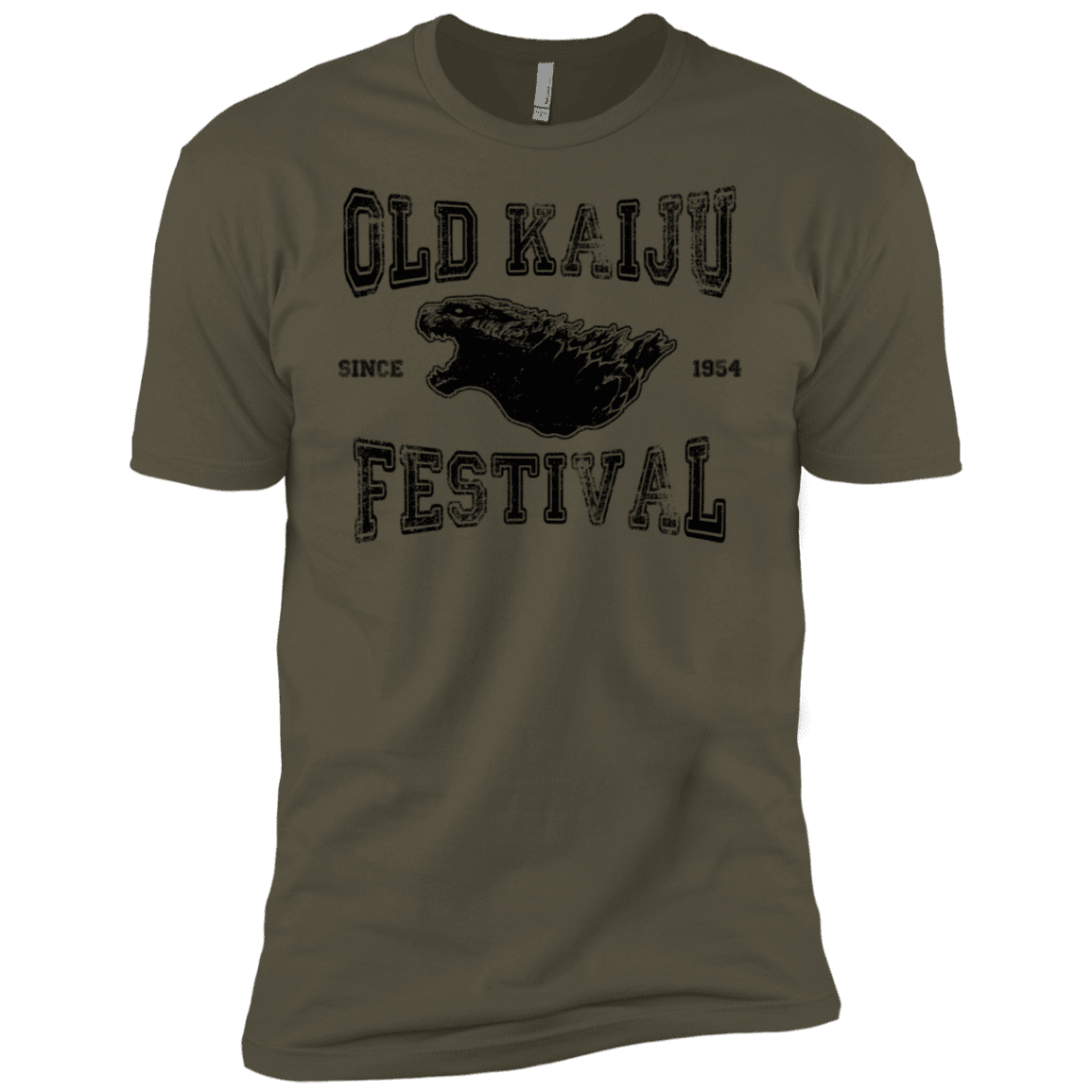 T-Shirts Military Green / X-Small Old Kaiju Festival Men's Premium T-Shirt