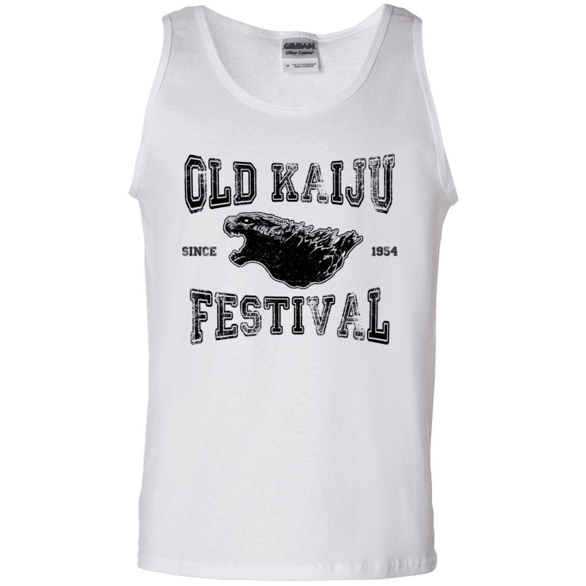 T-Shirts White / S Old Kaiju Festival Men's Tank Top