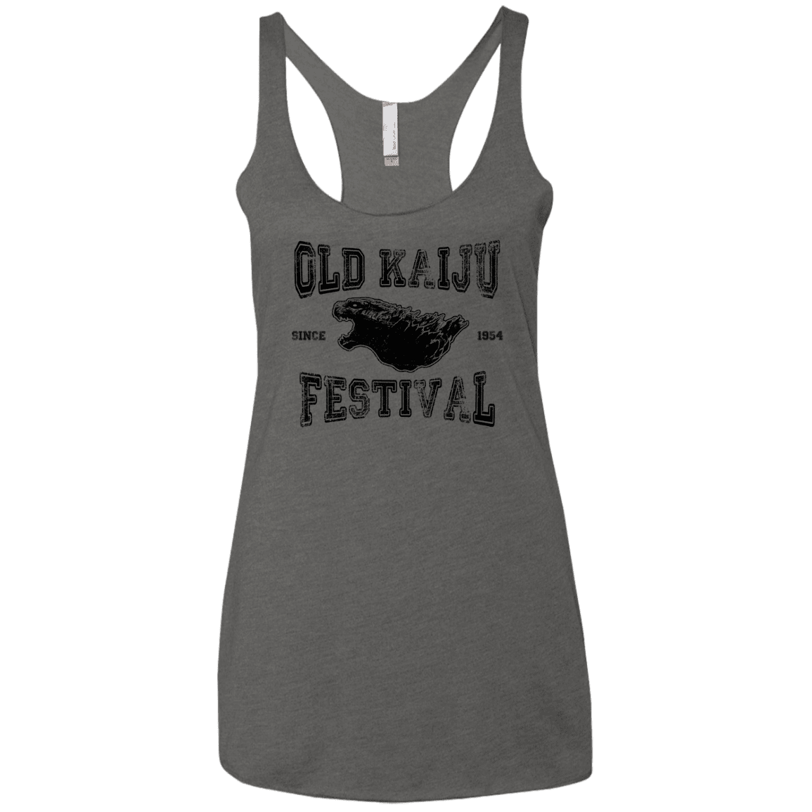 T-Shirts Premium Heather / X-Small Old Kaiju Festival Women's Triblend Racerback Tank