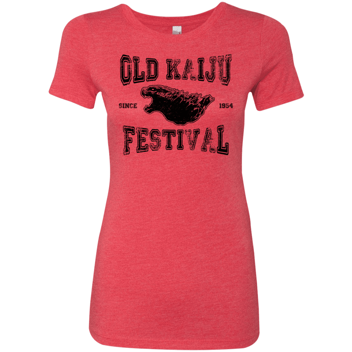 T-Shirts Vintage Red / S Old Kaiju Festival Women's Triblend T-Shirt