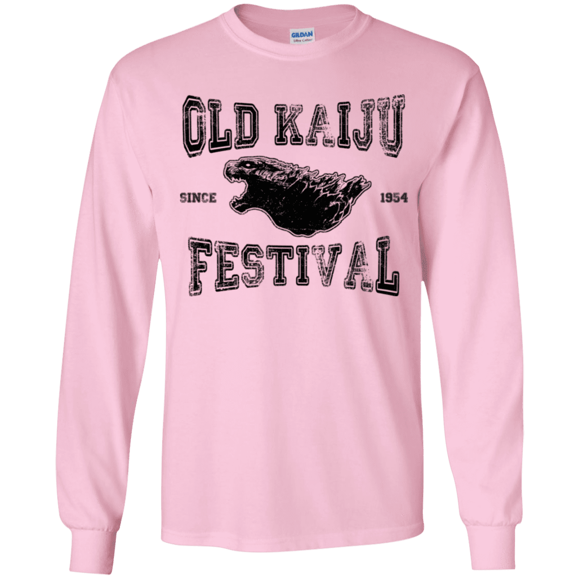 T-Shirts Light Pink / YS Old Kaiju Festival Youth Long Sleeve T-Shirt