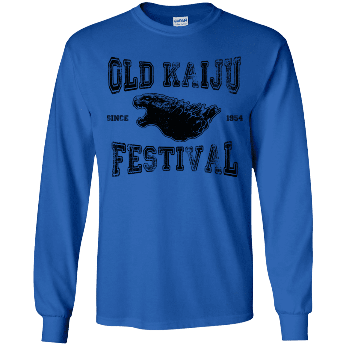 T-Shirts Royal / YS Old Kaiju Festival Youth Long Sleeve T-Shirt