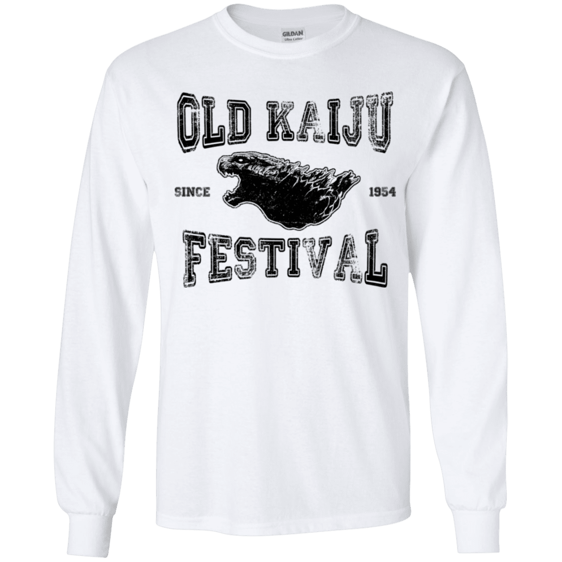 T-Shirts White / YS Old Kaiju Festival Youth Long Sleeve T-Shirt