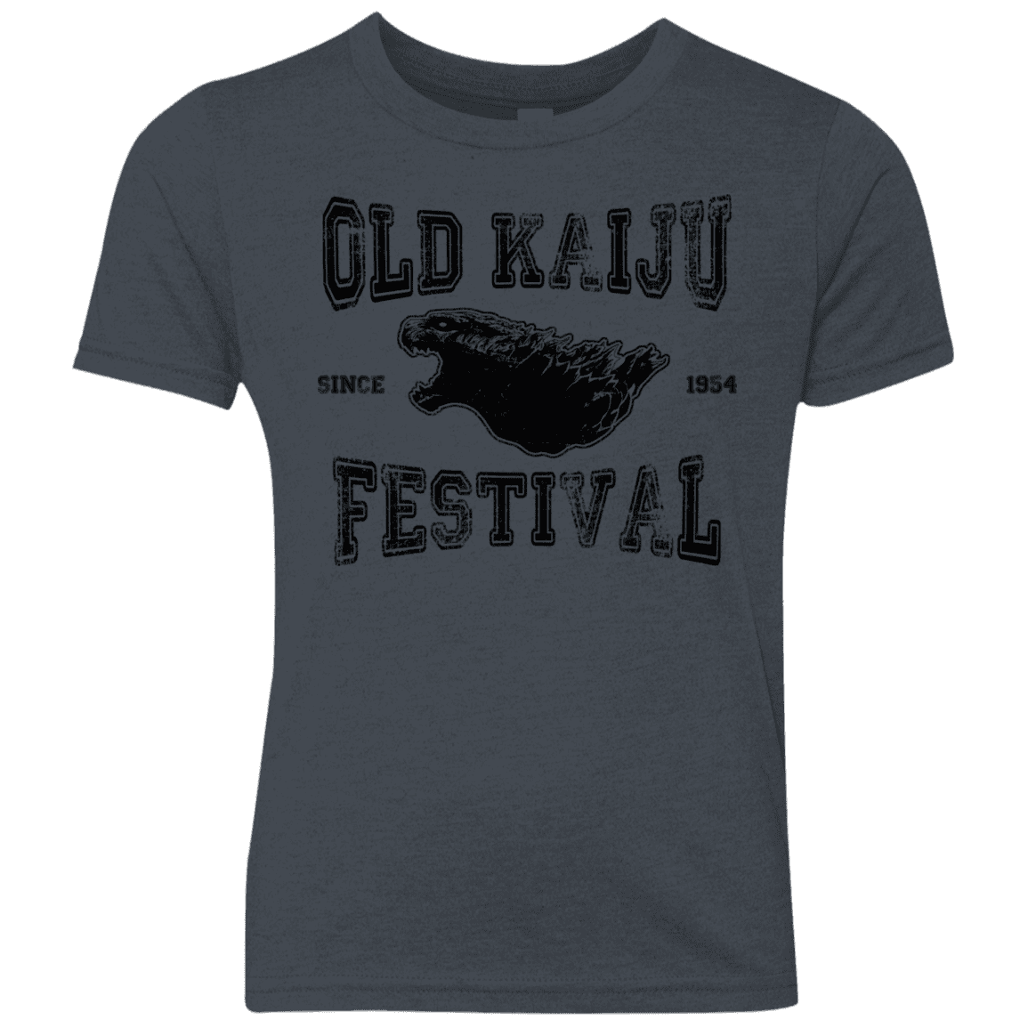 T-Shirts Vintage Navy / YXS Old Kaiju Festival Youth Triblend T-Shirt