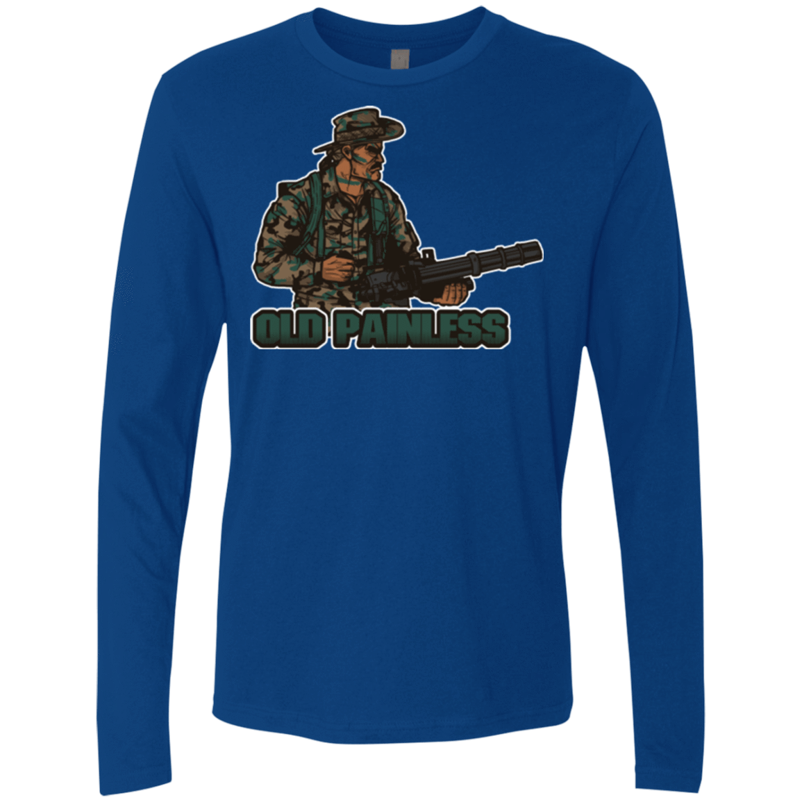 T-Shirts Royal / Small Old Painless Men's Premium Long Sleeve