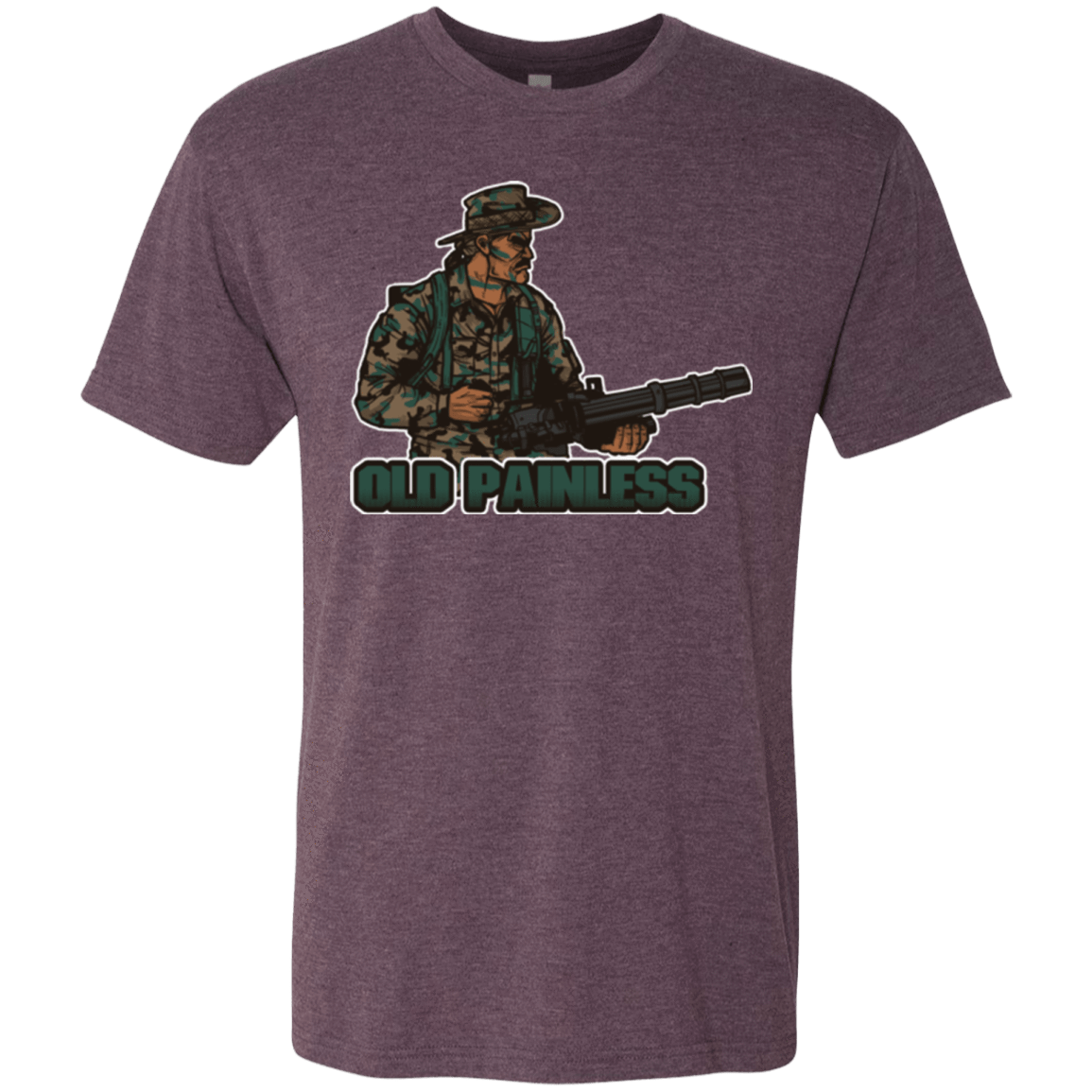 T-Shirts Vintage Purple / Small Old Painless Men's Triblend T-Shirt