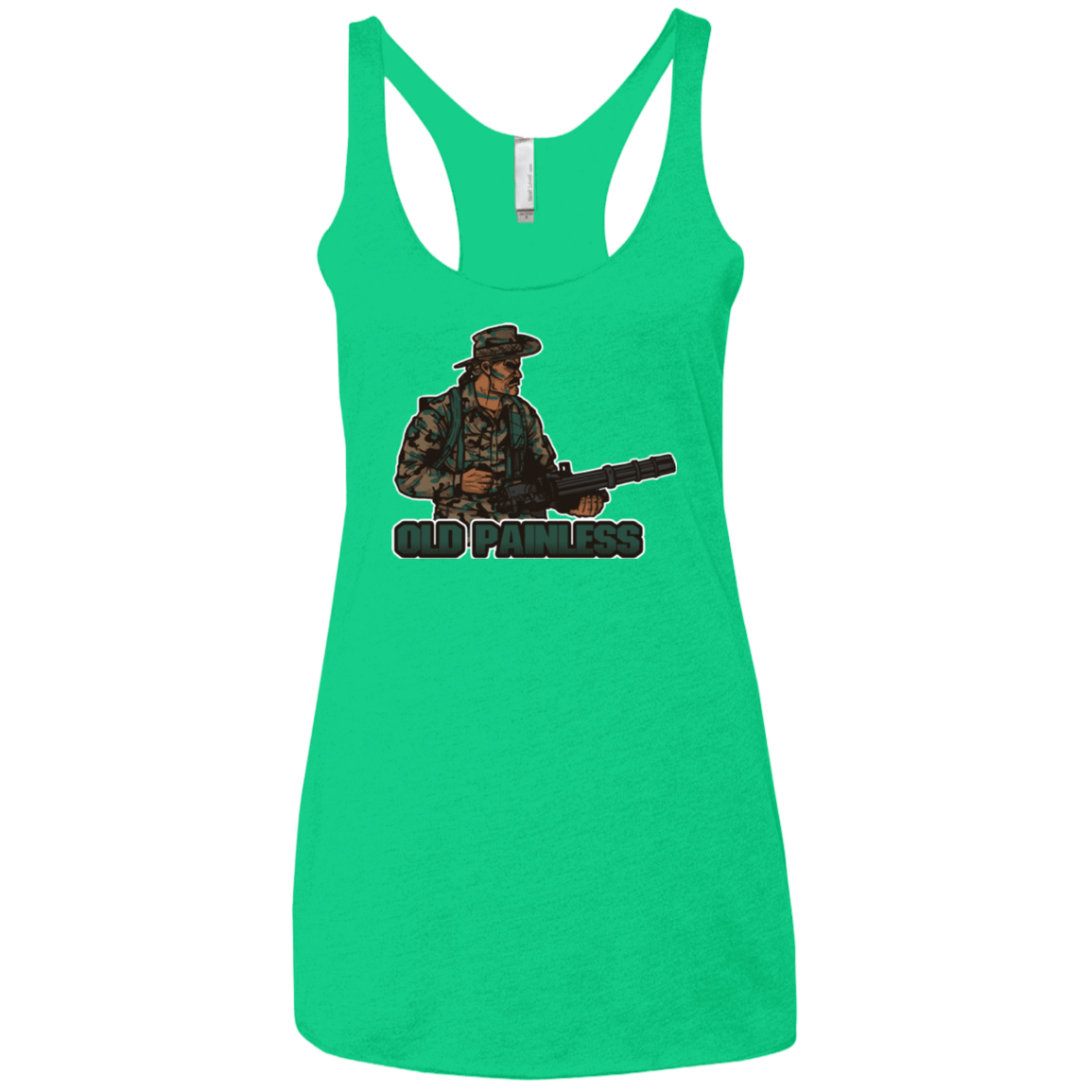 T-Shirts Envy / X-Small Old Painless Women's Triblend Racerback Tank