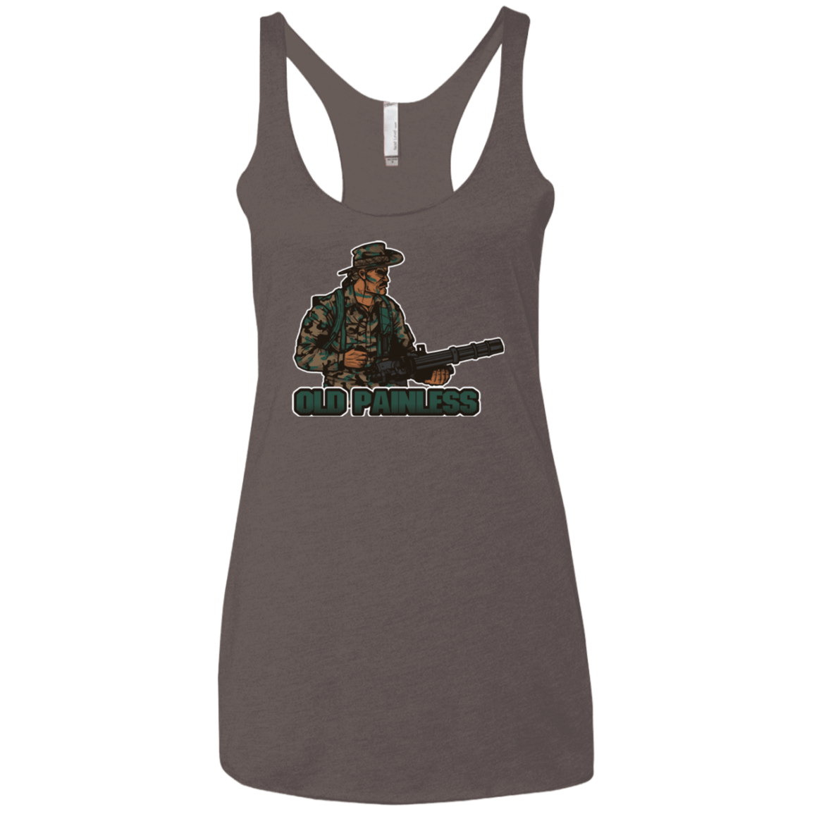 T-Shirts Macchiato / X-Small Old Painless Women's Triblend Racerback Tank