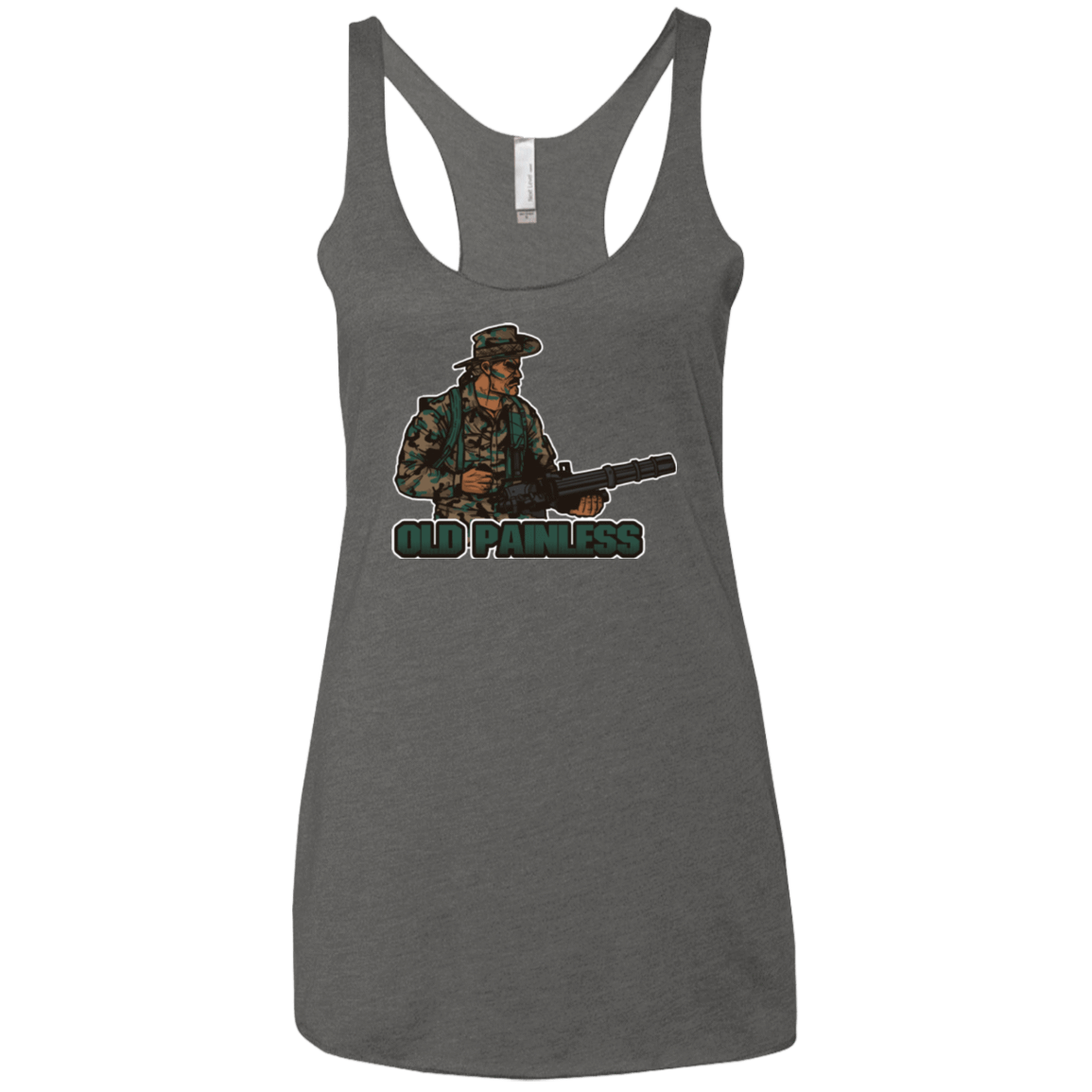 T-Shirts Premium Heather / X-Small Old Painless Women's Triblend Racerback Tank