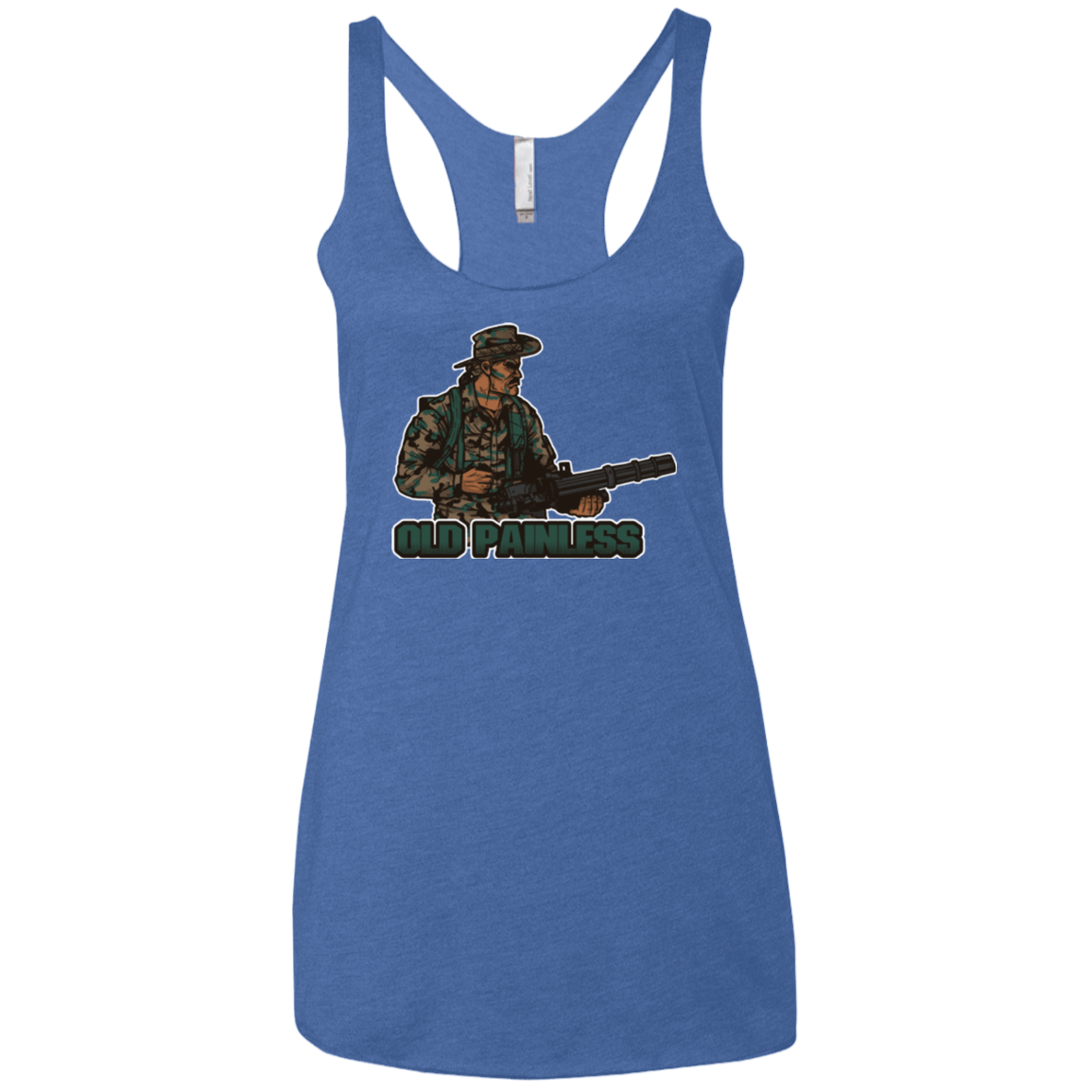 T-Shirts Vintage Royal / X-Small Old Painless Women's Triblend Racerback Tank