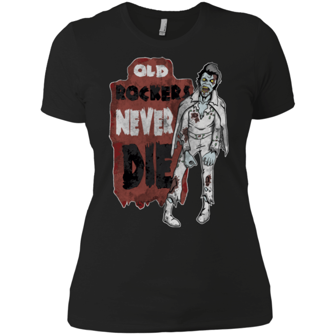 Old Rockers Never Die Women's Premium T-Shirt