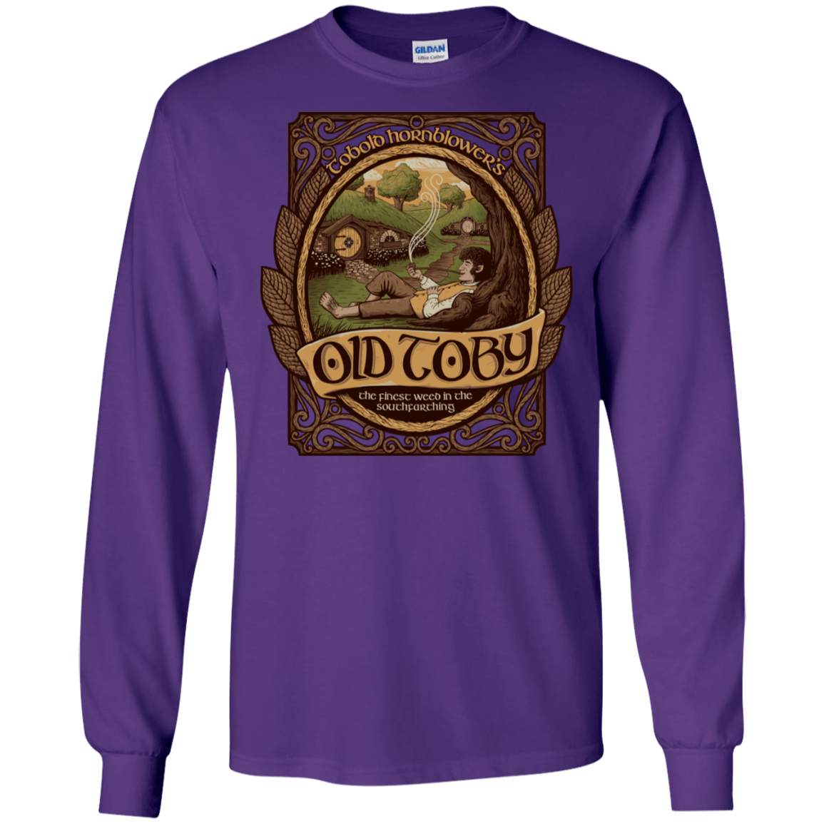 T-Shirts Purple / S Old Toby Men's Long Sleeve T-Shirt