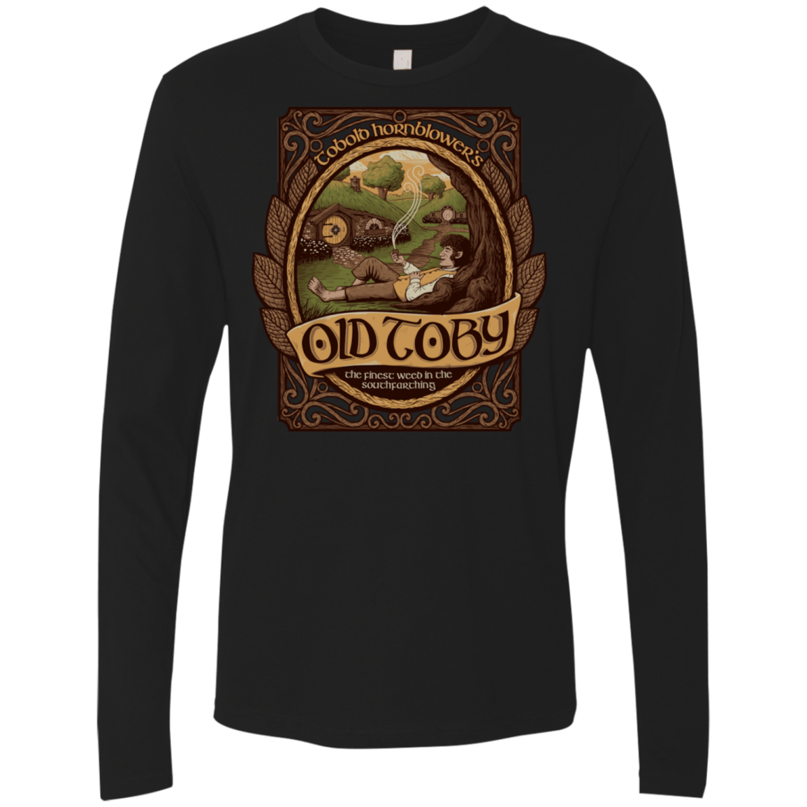 T-Shirts Black / S Old Toby Men's Premium Long Sleeve