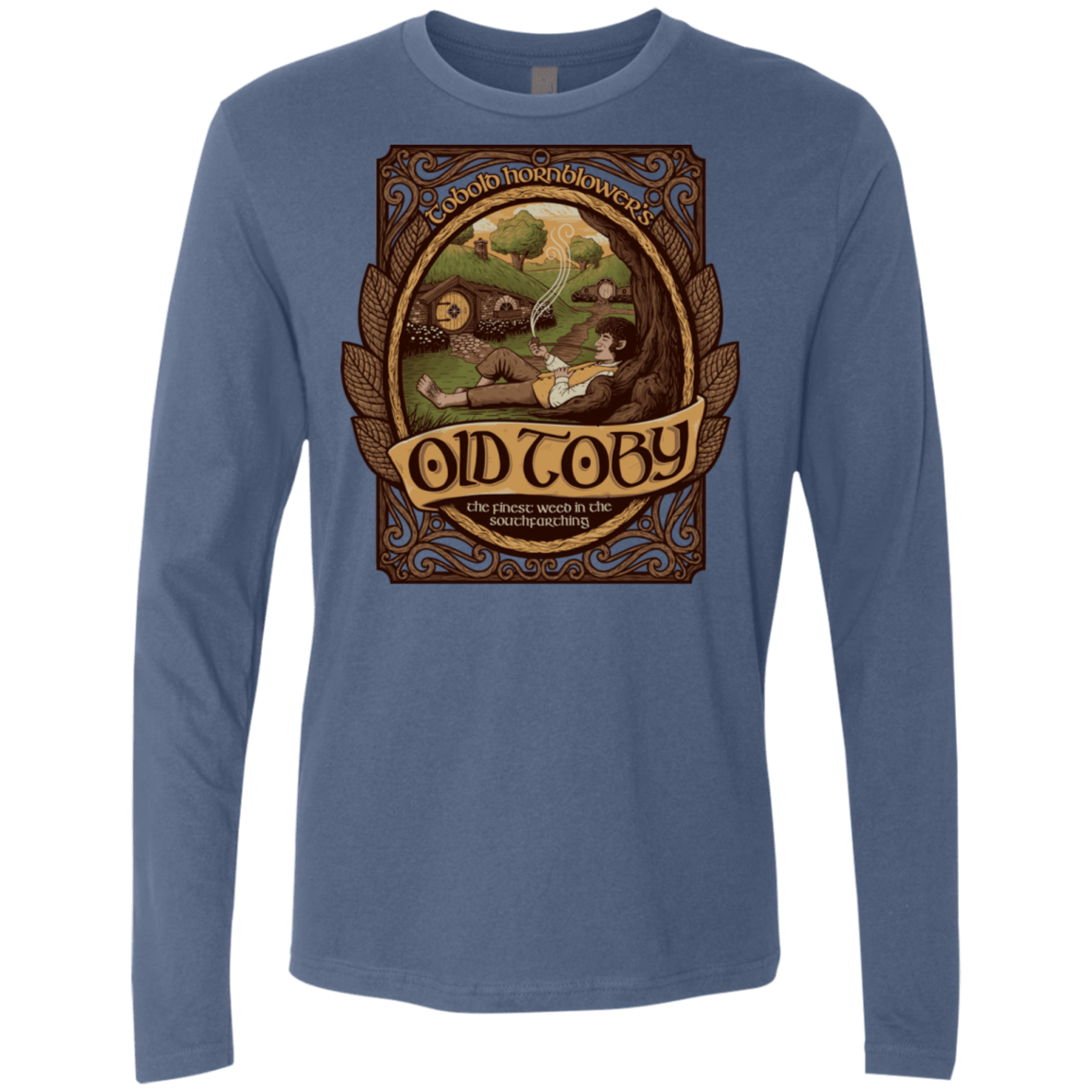T-Shirts Indigo / S Old Toby Men's Premium Long Sleeve