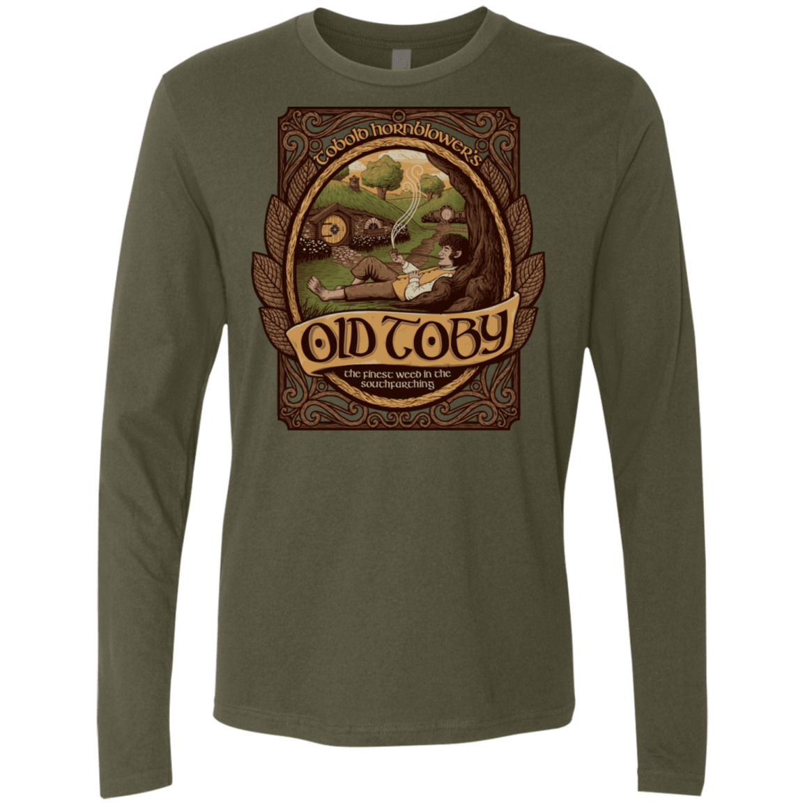 T-Shirts Military Green / S Old Toby Men's Premium Long Sleeve