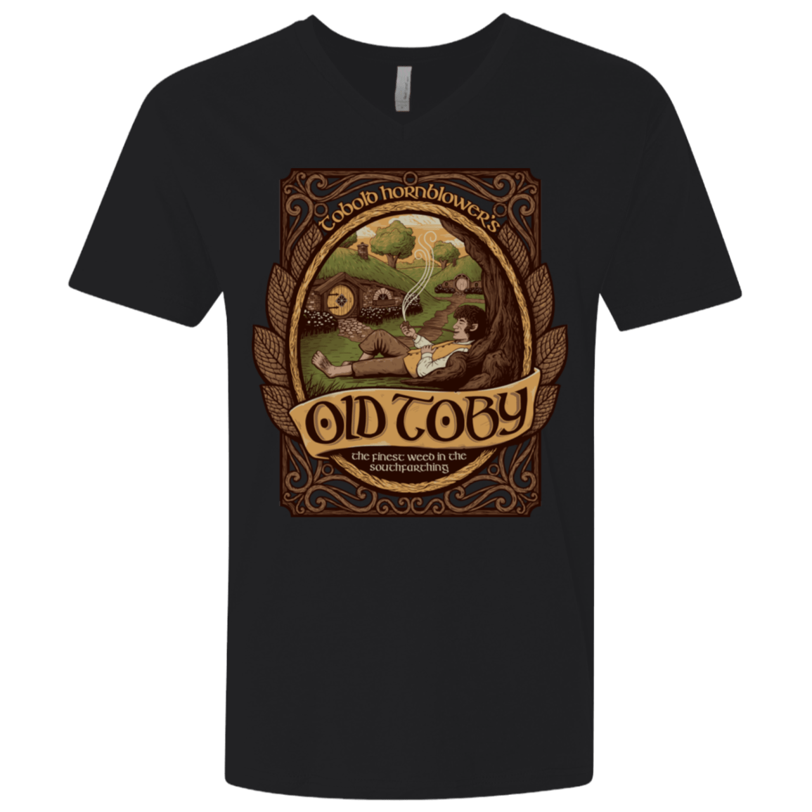 T-Shirts Black / X-Small Old Toby Men's Premium V-Neck