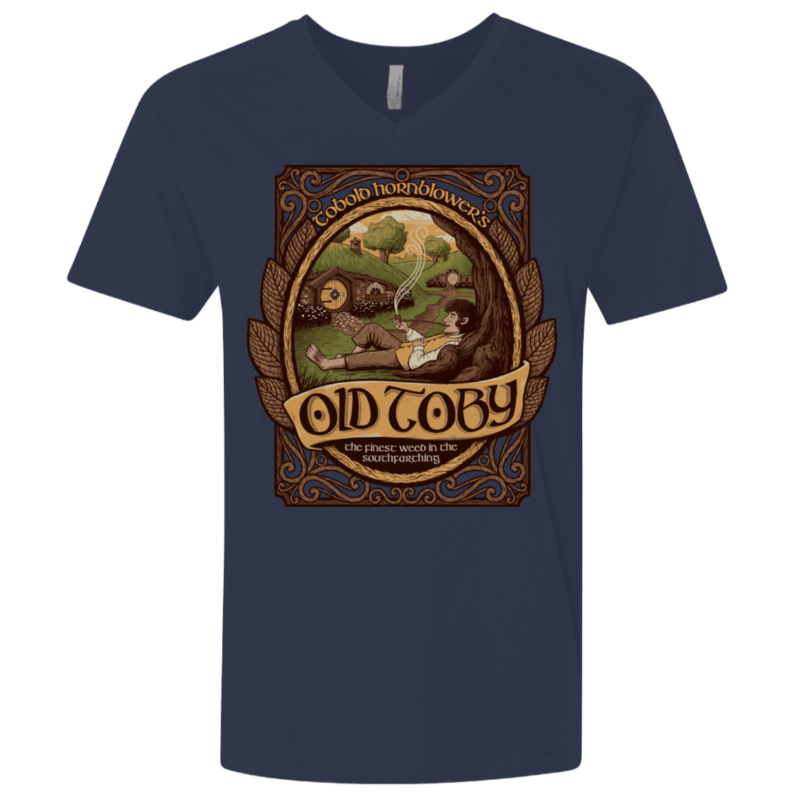 T-Shirts Midnight Navy / X-Small Old Toby Men's Premium V-Neck