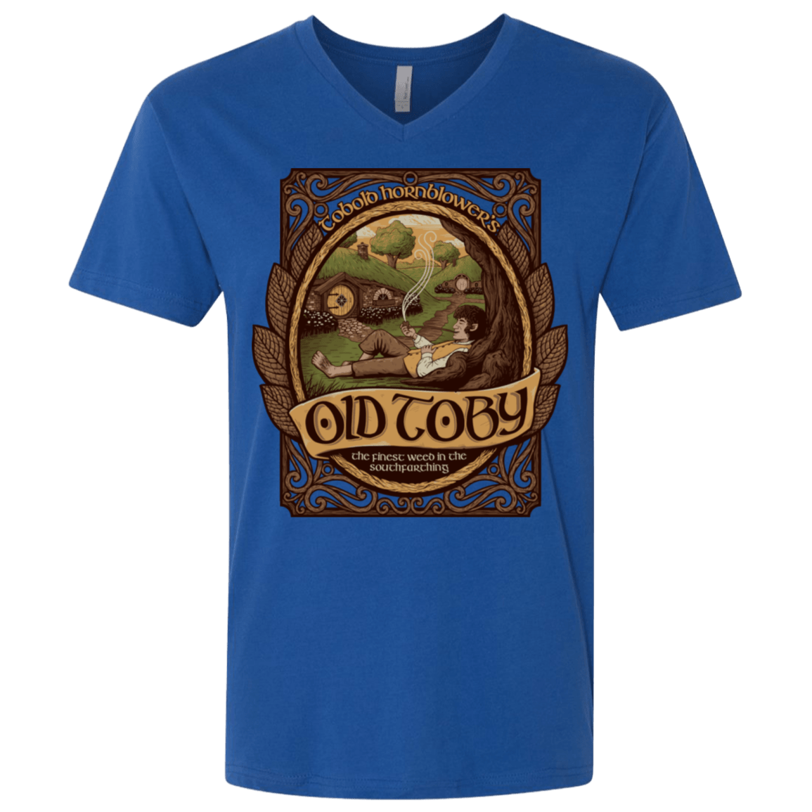 T-Shirts Royal / X-Small Old Toby Men's Premium V-Neck