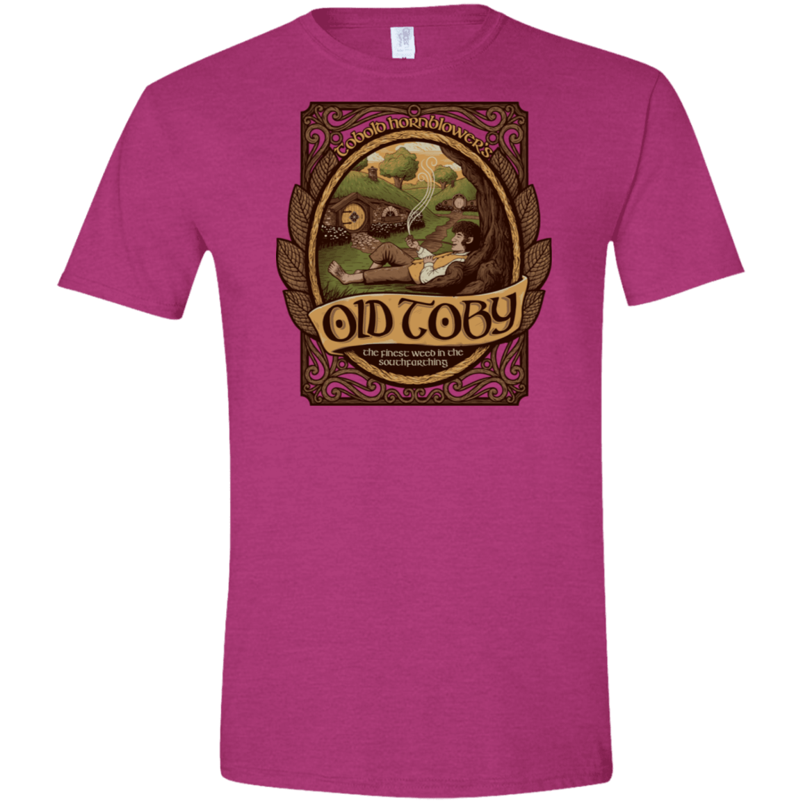 T-Shirts Antique Heliconia / S Old Toby Men's Semi-Fitted Softstyle