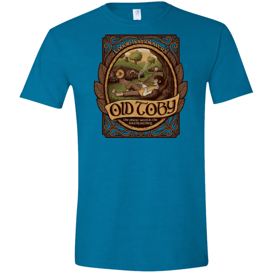 T-Shirts Antique Sapphire / S Old Toby Men's Semi-Fitted Softstyle