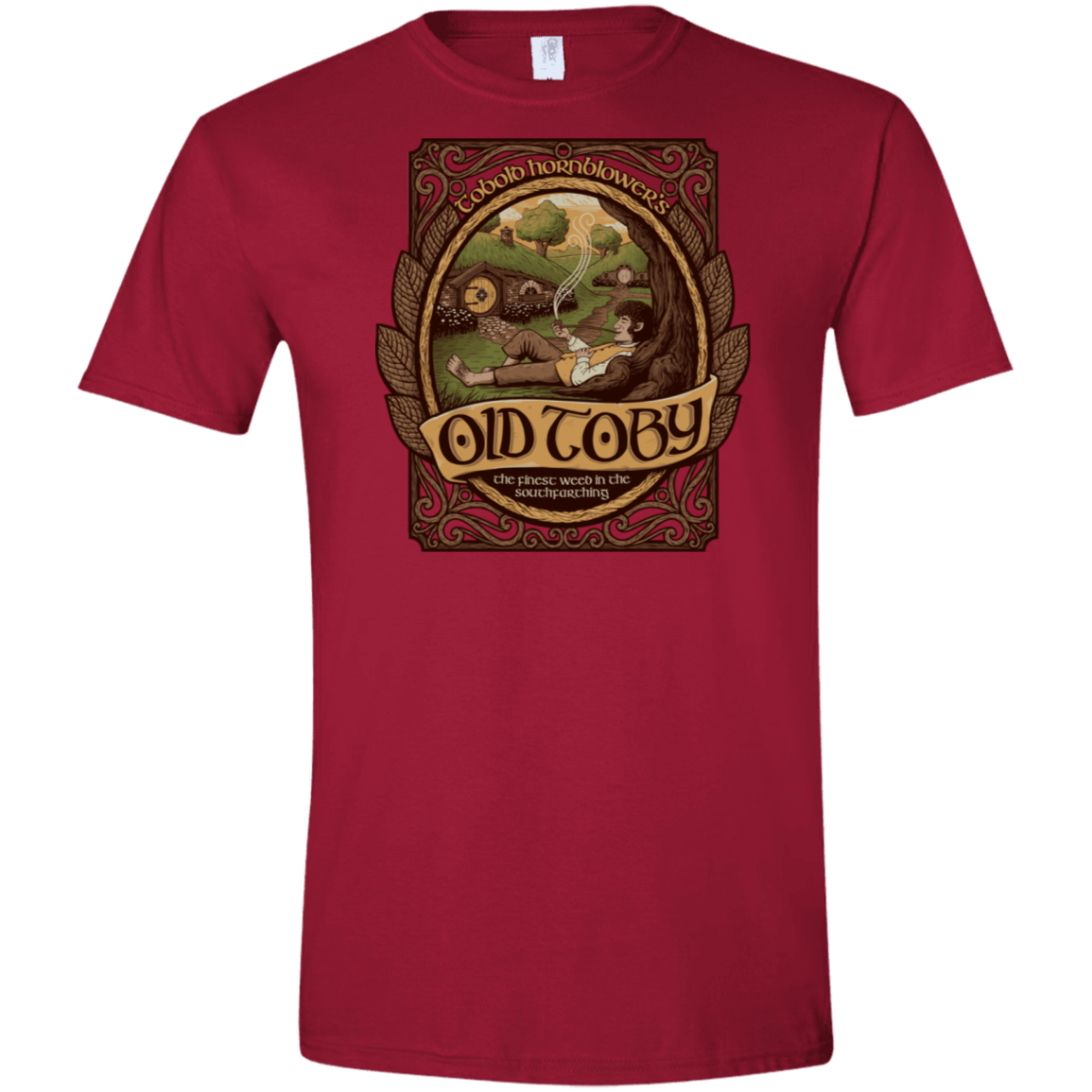 T-Shirts Cardinal Red / S Old Toby Men's Semi-Fitted Softstyle