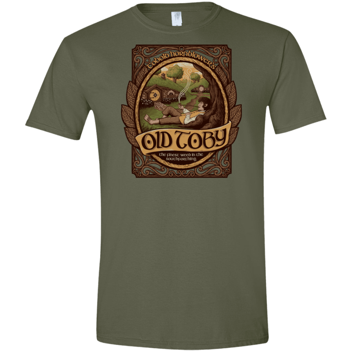 T-Shirts Military Green / S Old Toby Men's Semi-Fitted Softstyle