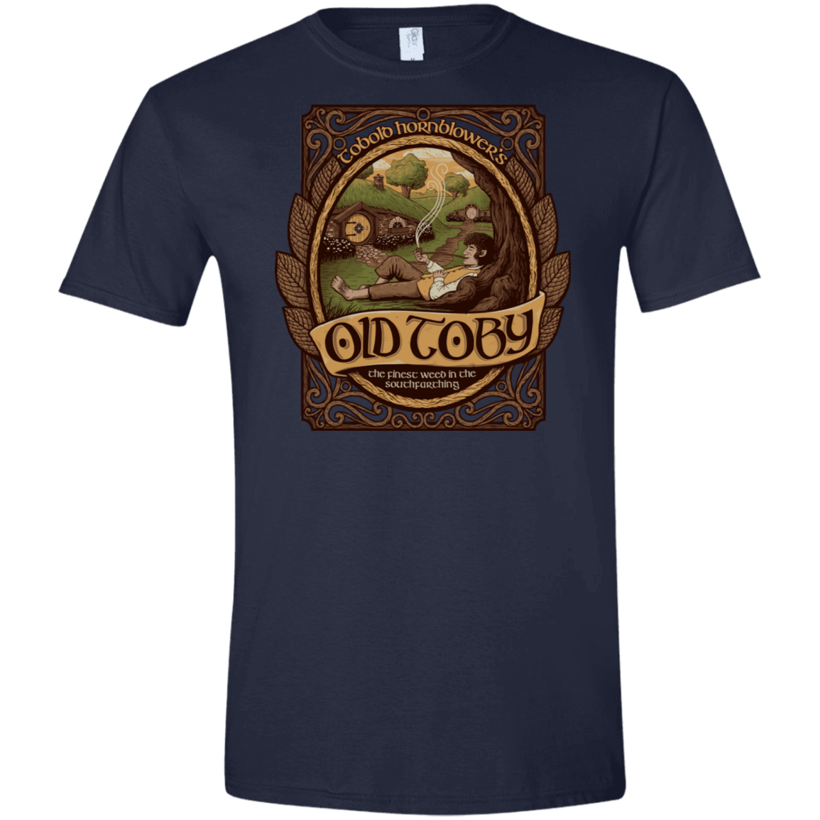 T-Shirts Navy / X-Small Old Toby Men's Semi-Fitted Softstyle