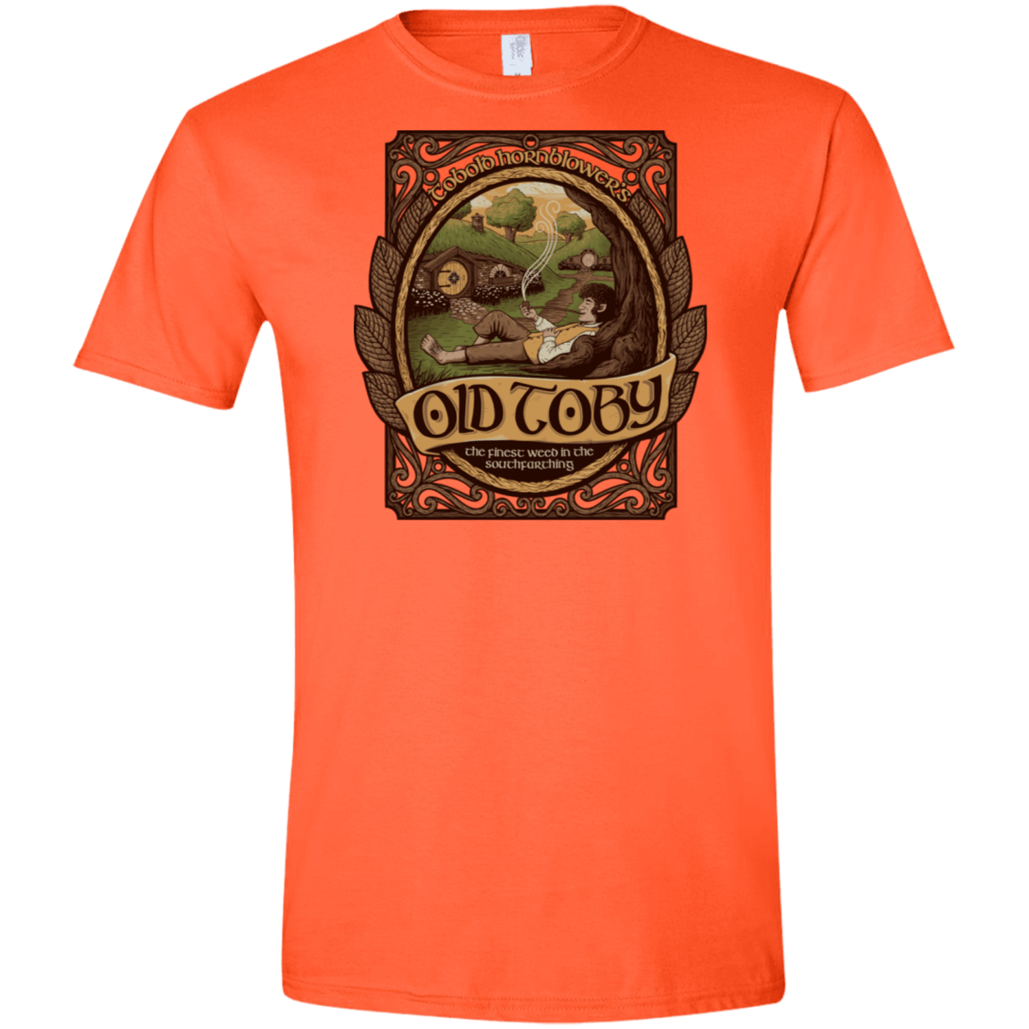 T-Shirts Orange / S Old Toby Men's Semi-Fitted Softstyle