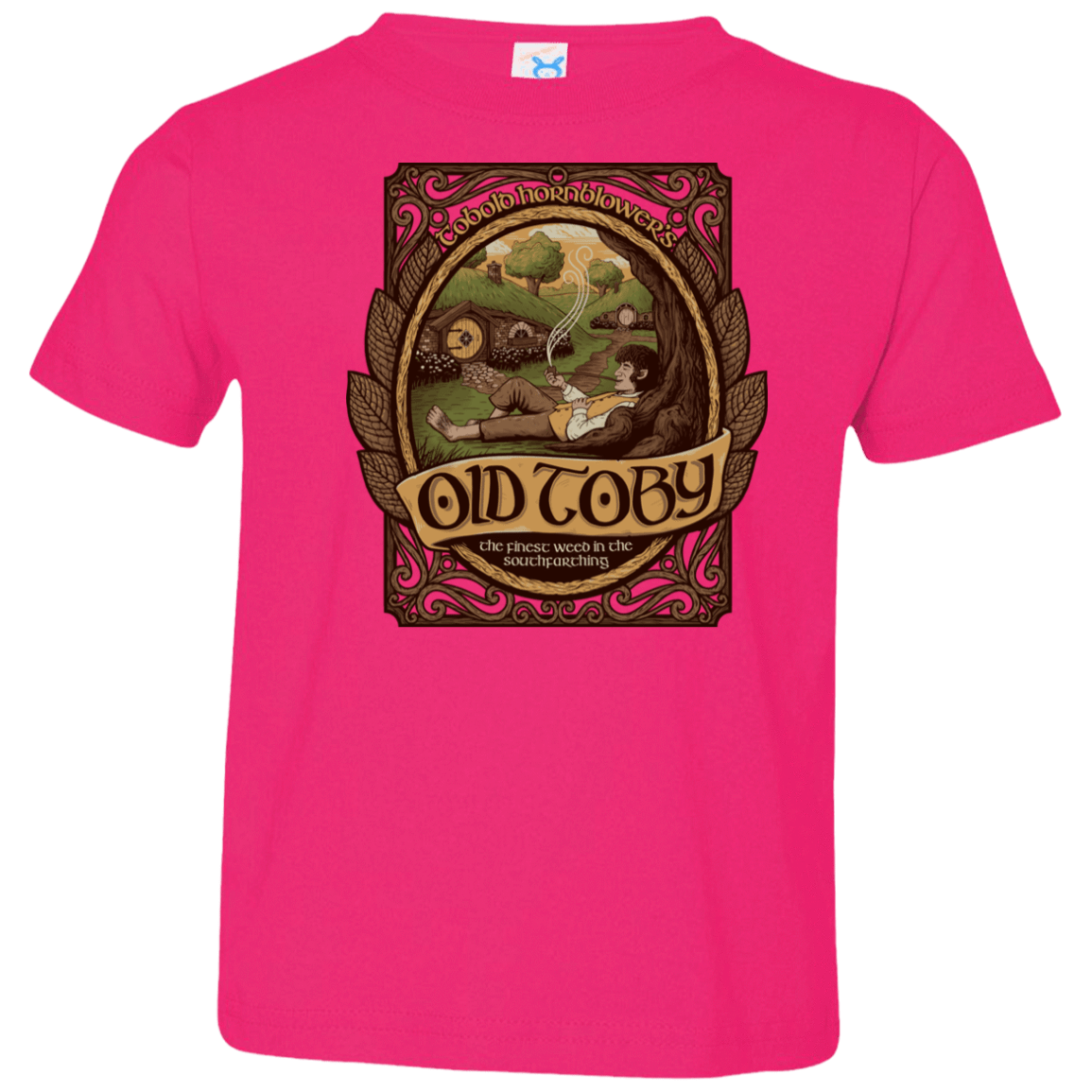 T-Shirts Hot Pink / 2T Old Toby Toddler Premium T-Shirt
