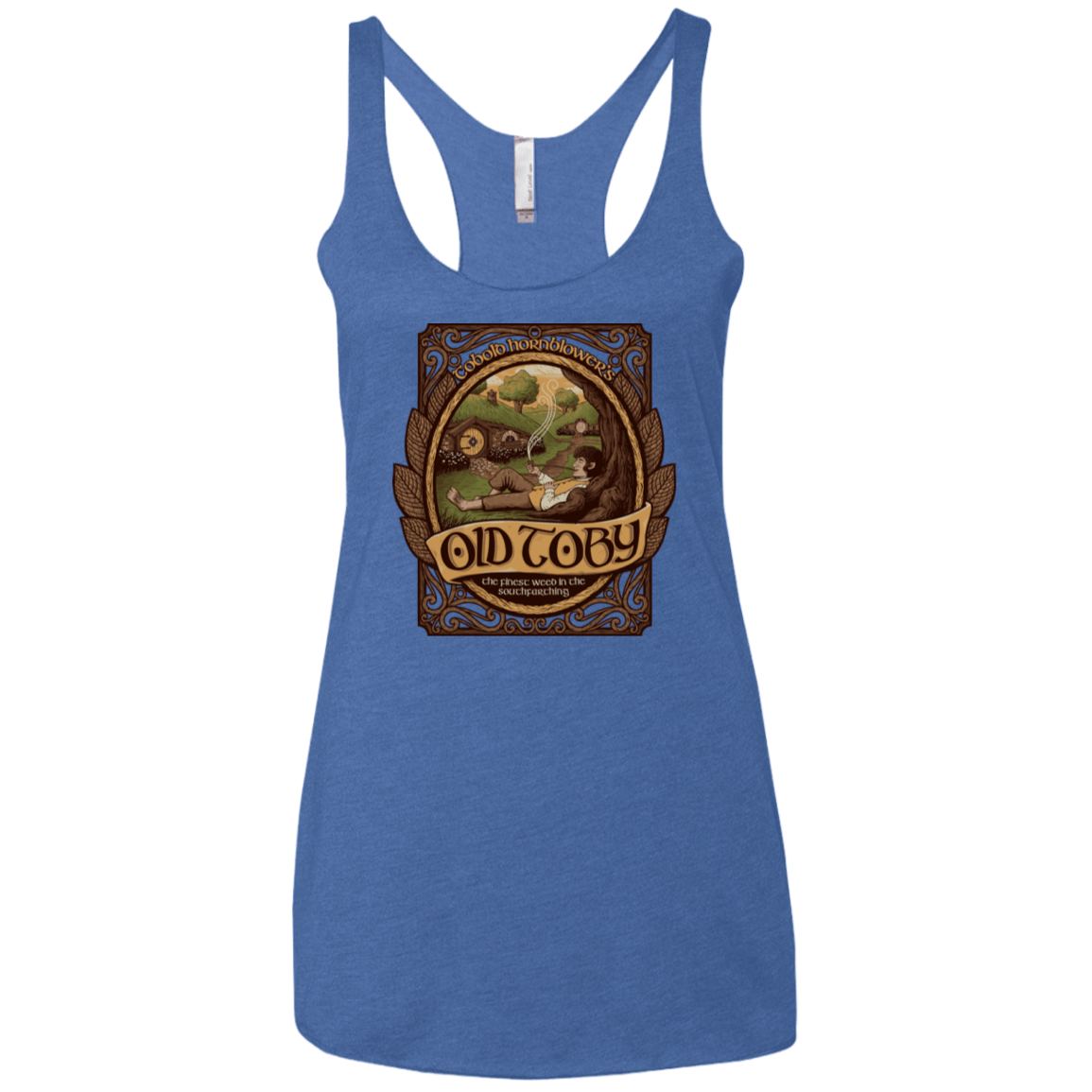 T-Shirts Vintage Royal / X-Small Old Toby Women's Triblend Racerback Tank