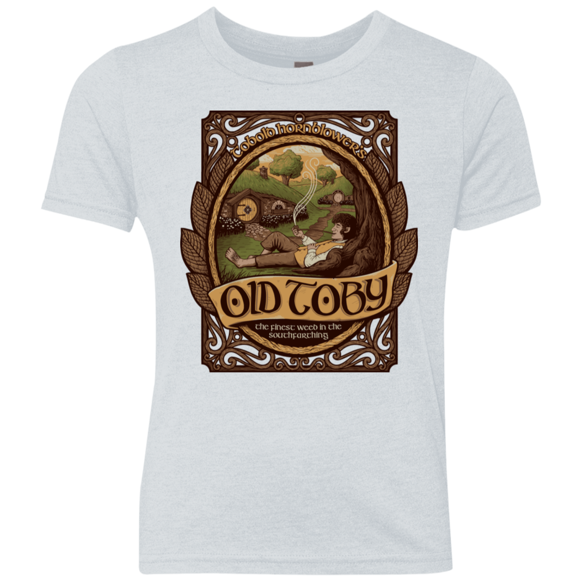 T-Shirts Heather White / YXS Old Toby Youth Triblend T-Shirt