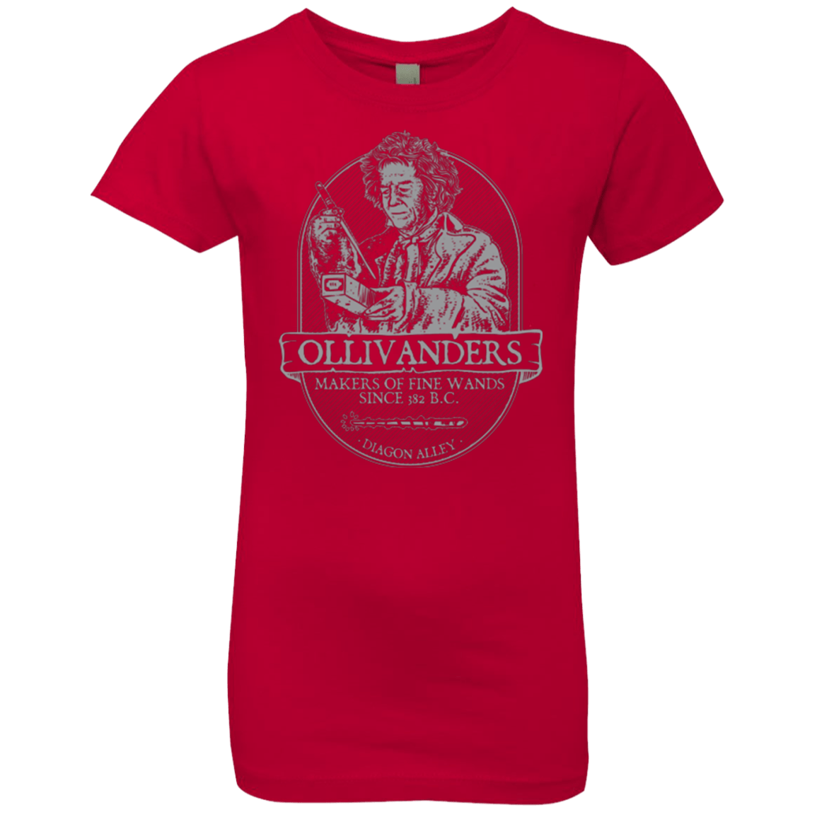T-Shirts Red / YXS Ollivanders Fine Wands Girls Premium T-Shirt