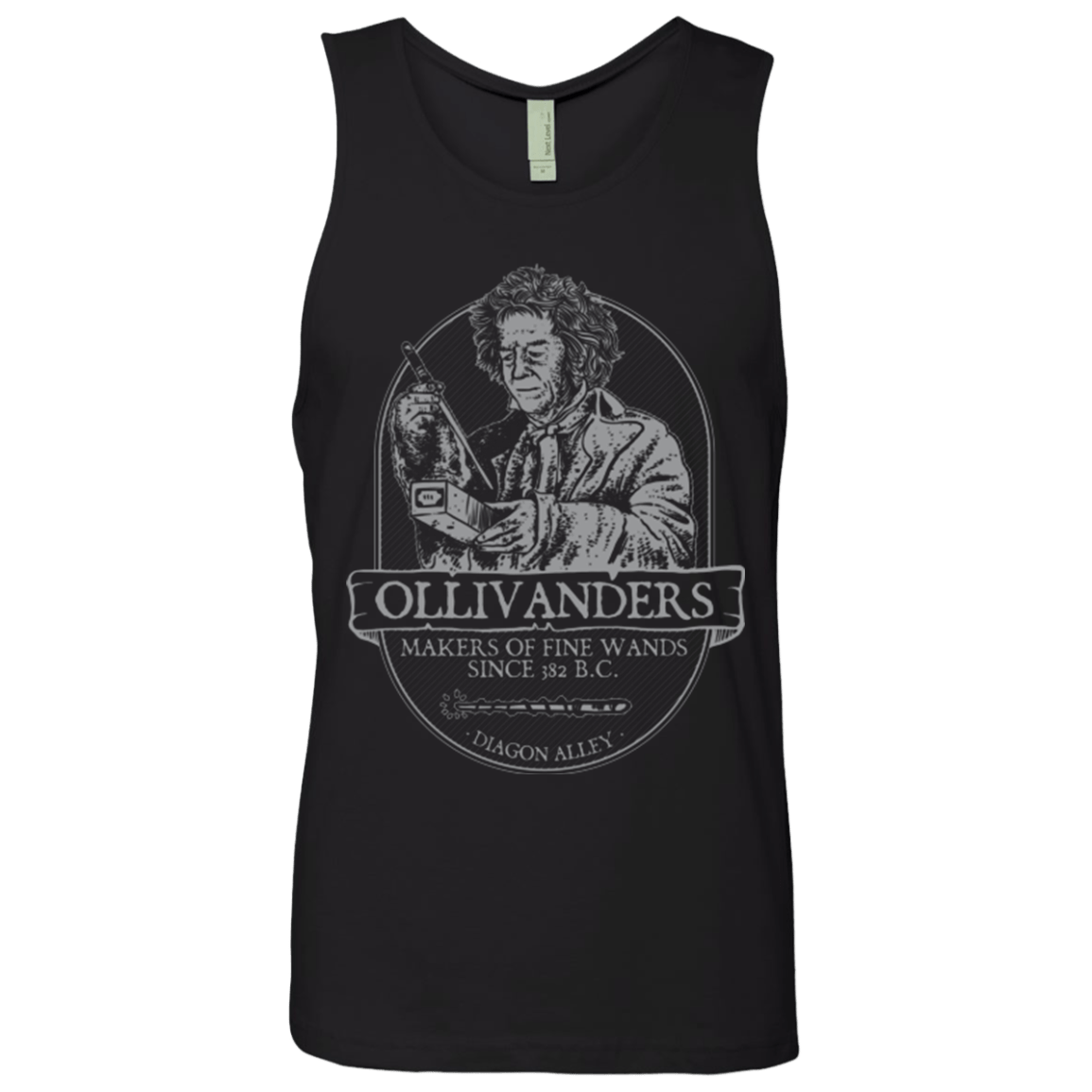 T-Shirts Black / Small Ollivanders Fine Wands Men's Premium Tank Top