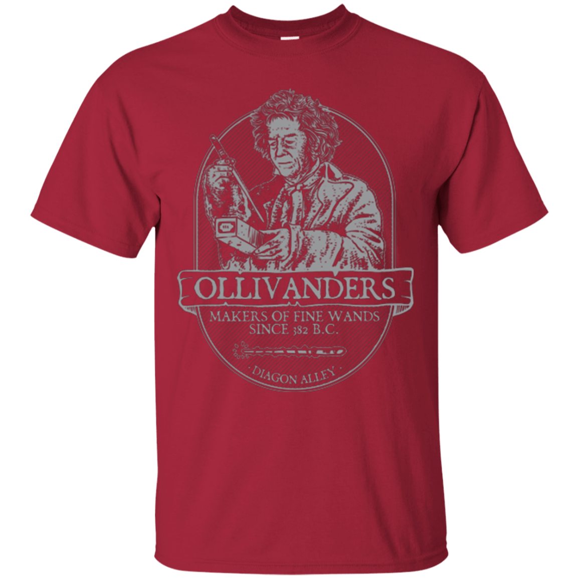 T-Shirts Cardinal / Small Ollivanders Fine Wands T-Shirt