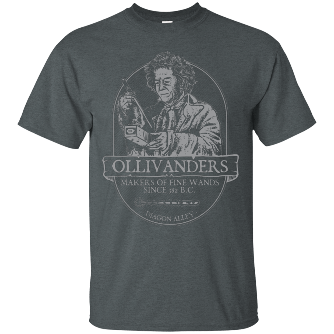 T-Shirts Dark Heather / Small Ollivanders Fine Wands T-Shirt