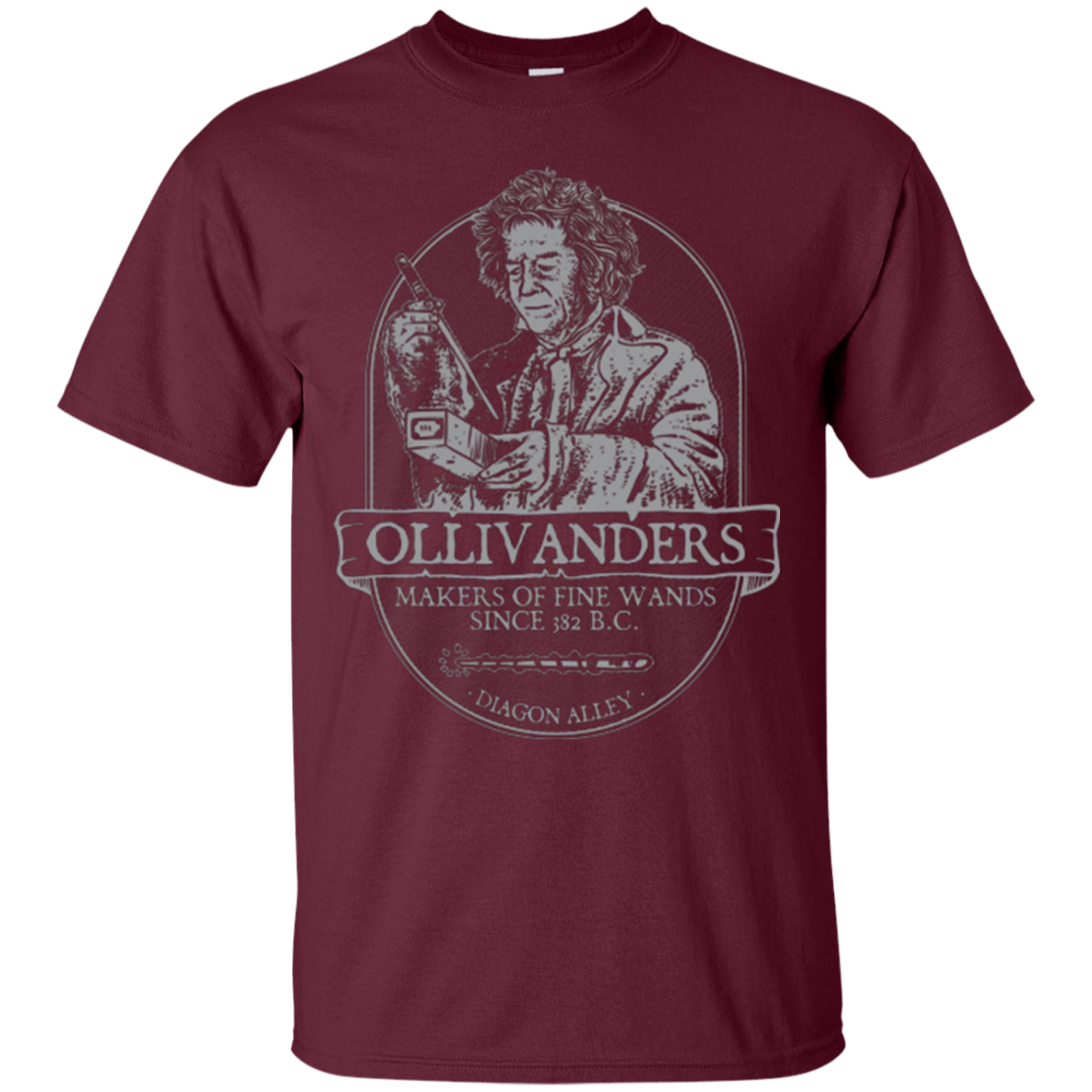 T-Shirts Maroon / Small Ollivanders Fine Wands T-Shirt