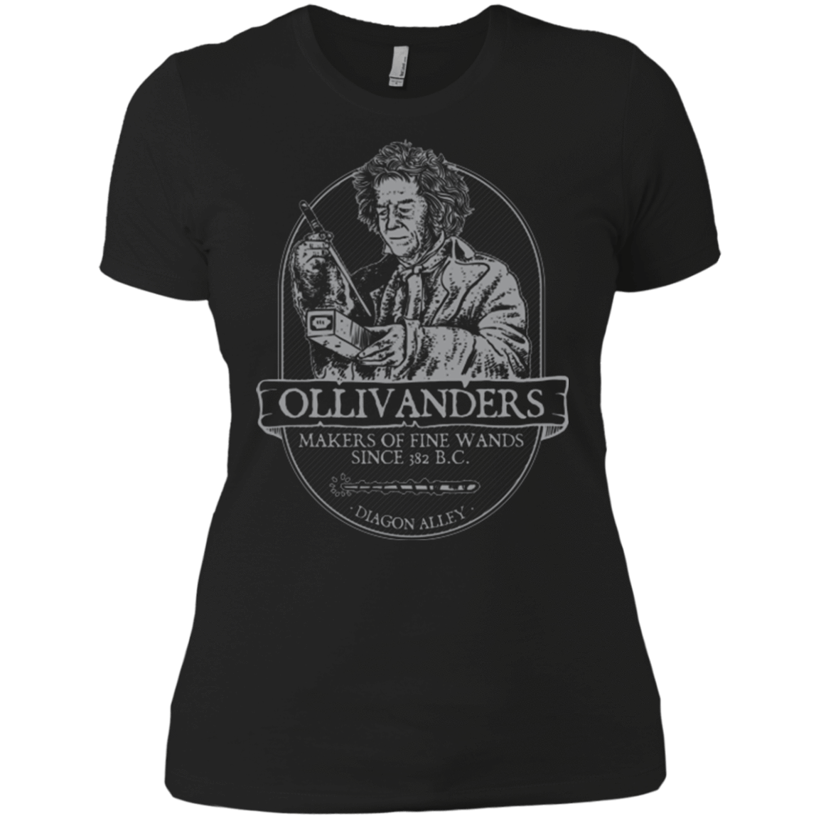 T-Shirts Black / X-Small Ollivanders Fine Wands Women's Premium T-Shirt