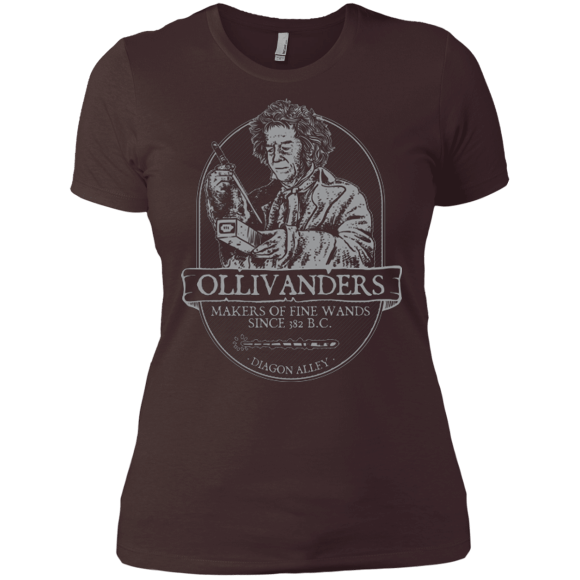 T-Shirts Dark Chocolate / X-Small Ollivanders Fine Wands Women's Premium T-Shirt