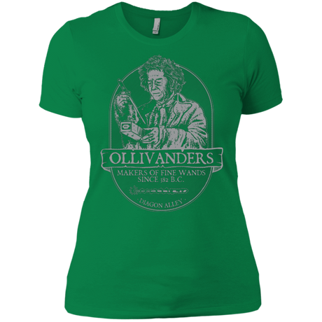 T-Shirts Kelly Green / X-Small Ollivanders Fine Wands Women's Premium T-Shirt