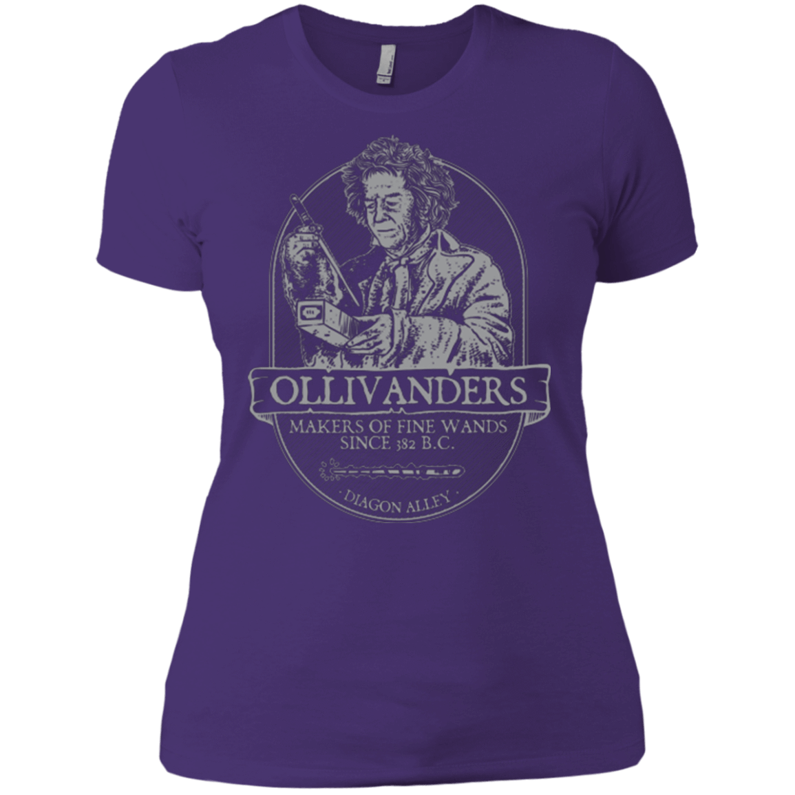 T-Shirts Purple / X-Small Ollivanders Fine Wands Women's Premium T-Shirt