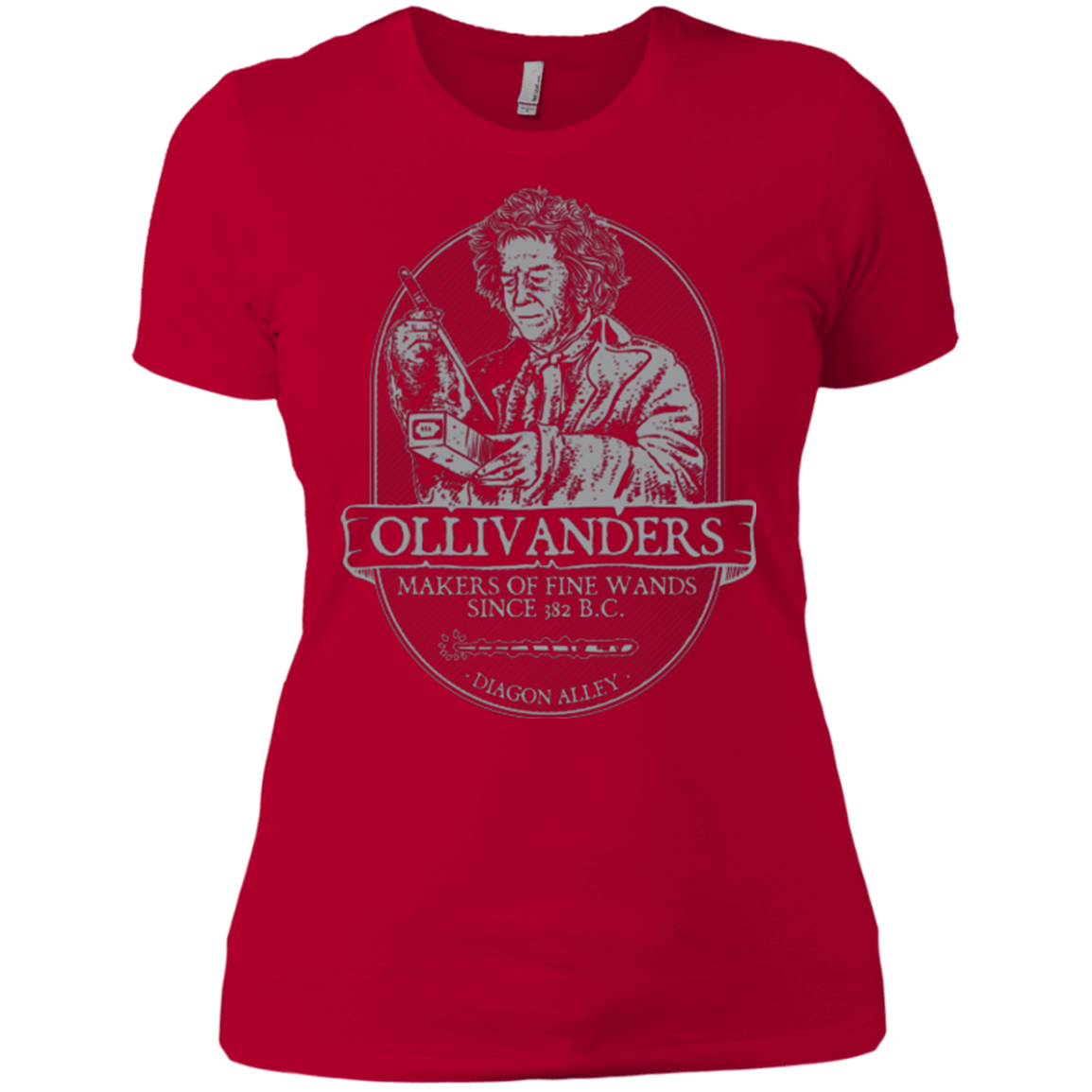 T-Shirts Red / X-Small Ollivanders Fine Wands Women's Premium T-Shirt